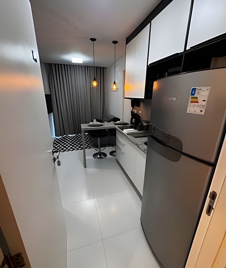 "Studio Vista Mar Aconchegante Wi-Fi turbo e Netflix – Salva