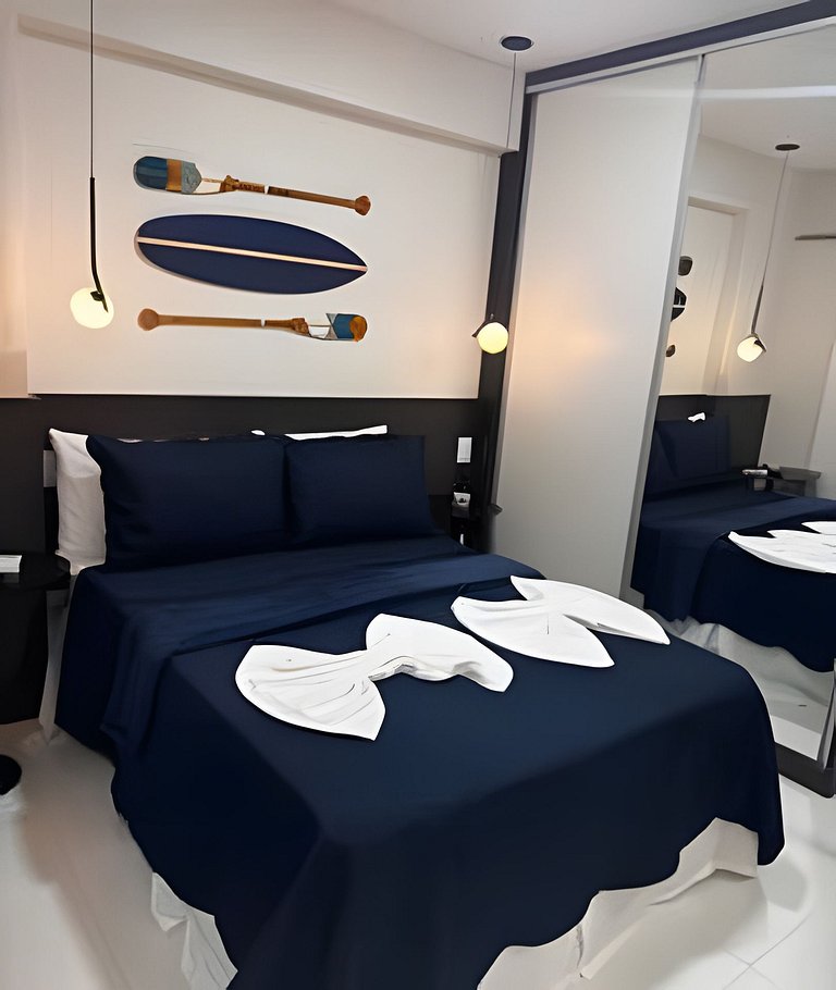 "Studio Vista Mar Aconchegante Wi-Fi turbo e Netflix – Salva