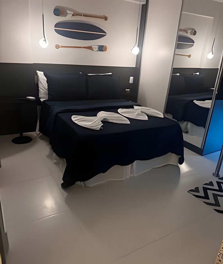 "Studio Vista Mar Aconchegante Wi-Fi turbo e Netflix – Salva