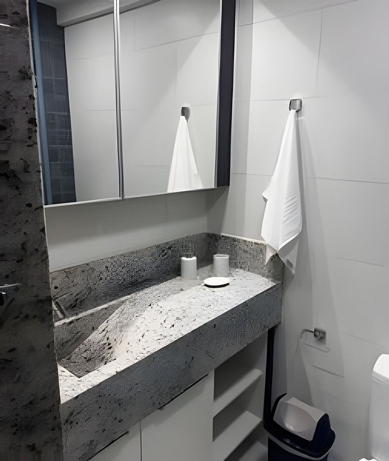 "Studio Vista Mar Aconchegante Wi-Fi turbo e Netflix – Salva