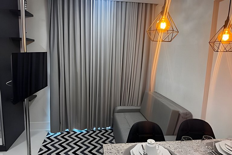 "Studio Vista Mar Aconchegante Wi-Fi turbo e Netflix – Salva