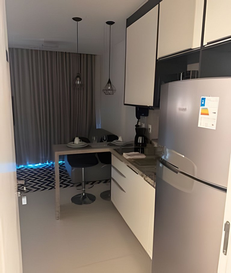 "Studio Vista Mar Aconchegante Wi-Fi turbo e Netflix – Salva