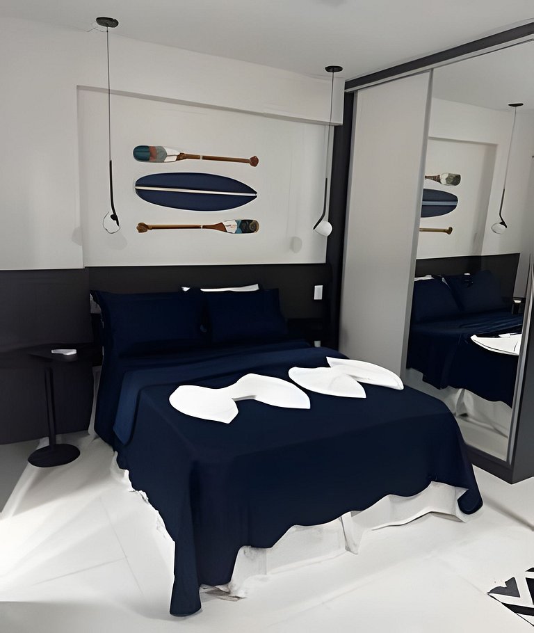 "Studio Vista Mar Aconchegante Wi-Fi turbo e Netflix – Salva