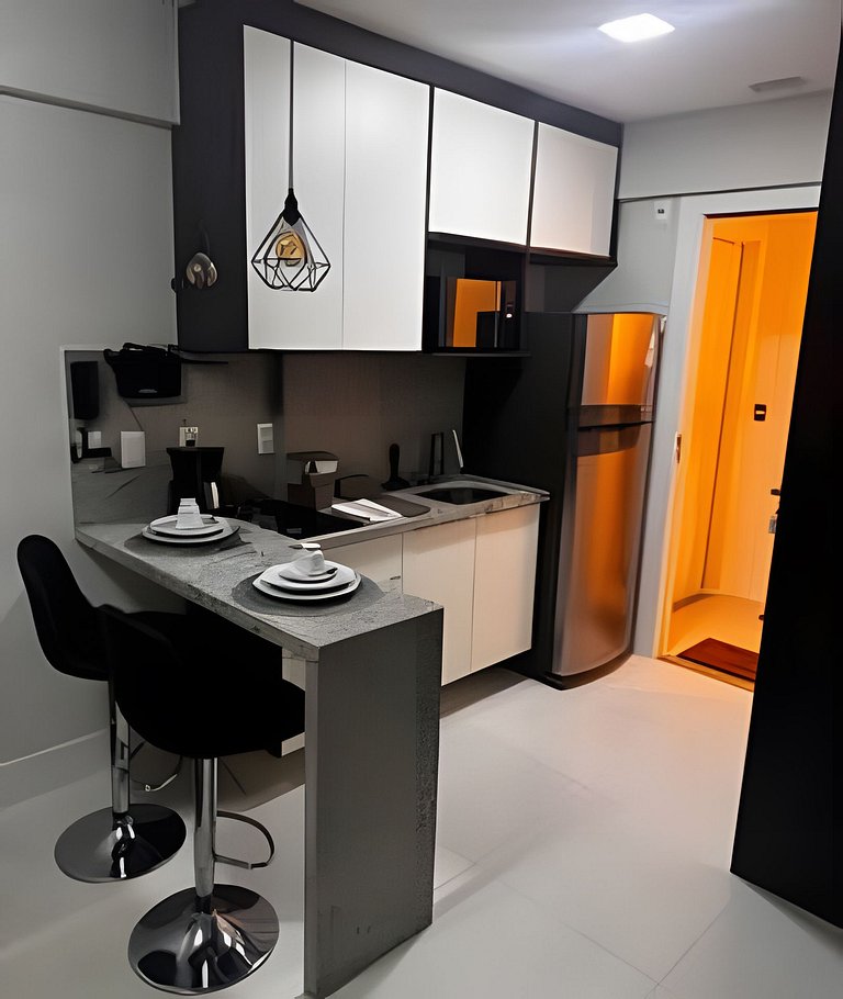 "Studio Vista Mar Aconchegante Wi-Fi turbo e Netflix – Salva