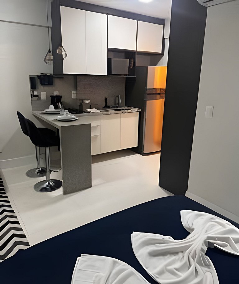 "Studio Vista Mar Aconchegante Wi-Fi turbo e Netflix – Salva