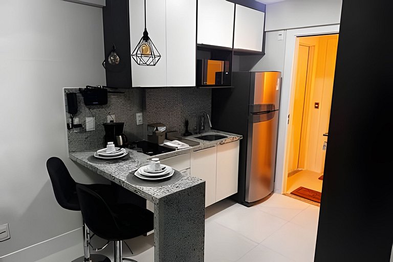 "Studio Vista Mar Aconchegante Wi-Fi turbo e Netflix – Salva