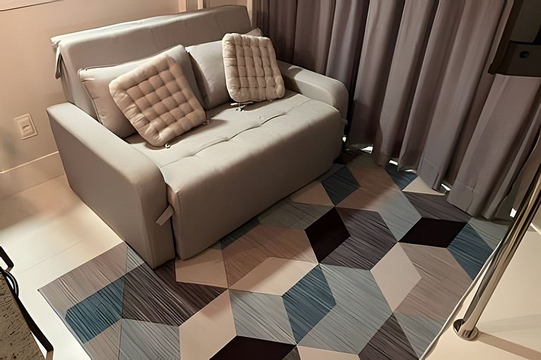 Vista Para o Mar no 8º Andar conforto e Charme 807