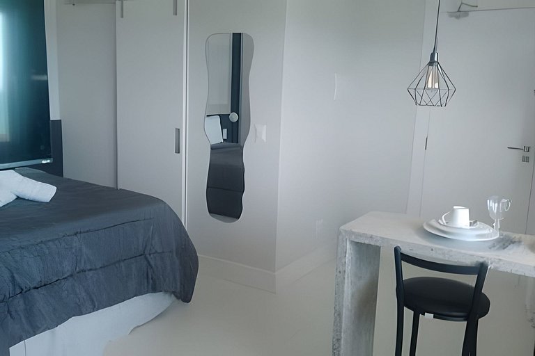 Vista Para o Mar no 8º Andar conforto e Charme 807