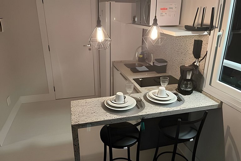 Vista Para o Mar no 8º Andar conforto e Charme 807