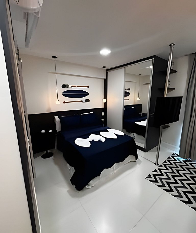 “Studio com vista mar, Wi-Fi turbo e Netflix – Salvador”