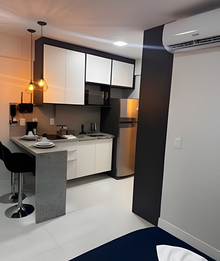 “Studio com vista mar, Wi-Fi turbo e Netflix – Salvador”