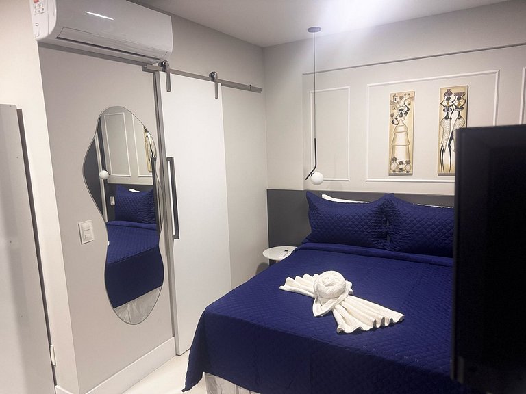 “Studio com vista mar, Wi-Fi turbo e Netflix – Salvador”