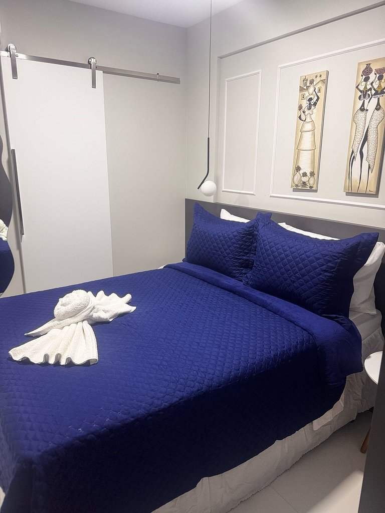 “Studio com vista mar, Wi-Fi turbo e Netflix – Salvador”