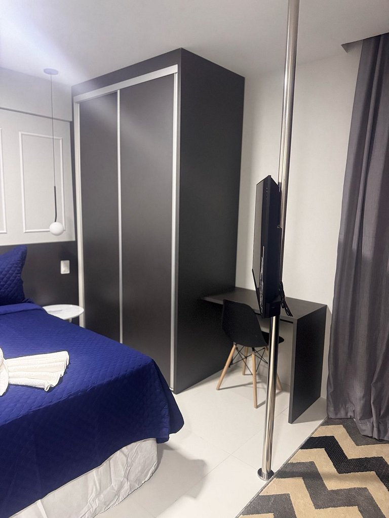 “Studio com vista mar, Wi-Fi turbo e Netflix – Salvador”