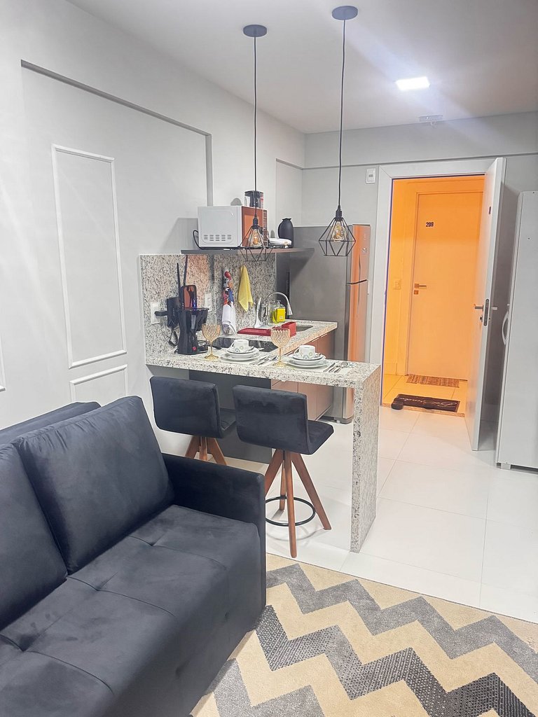 “Studio com vista mar, Wi-Fi turbo e Netflix – Salvador”