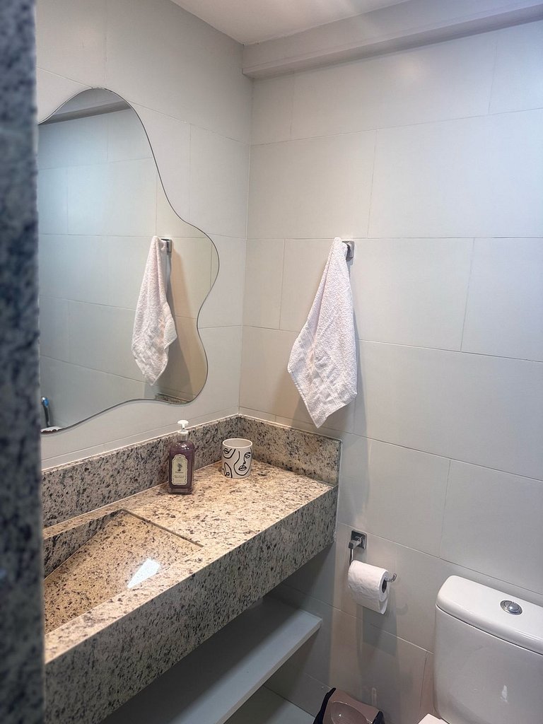 “Studio com vista mar, Wi-Fi turbo e Netflix – Salvador”