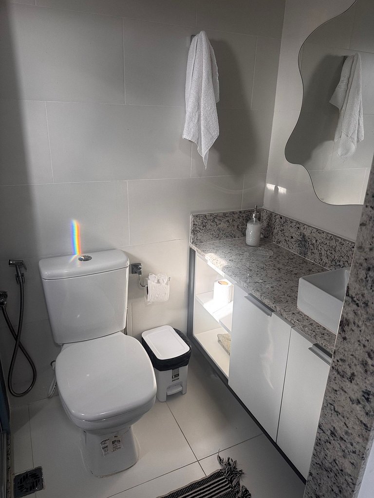 Lindo e Confortável Vista Mar Wi-Fi turbo e Netflix – Salvad