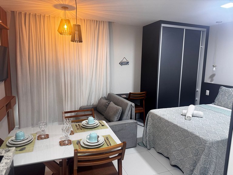 Lindo e Confortável Vista Mar Wi-Fi turbo e Netflix – Salvad