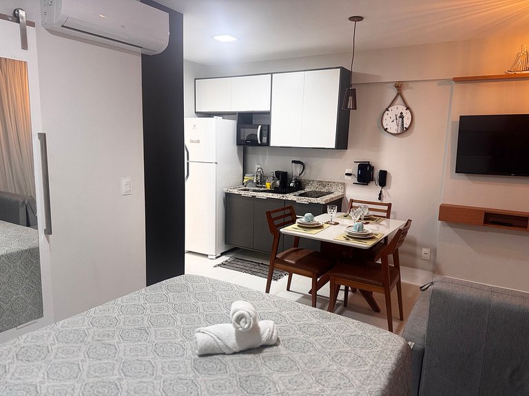 Lindo e Confortável Vista Mar Wi-Fi turbo e Netflix – Salvad