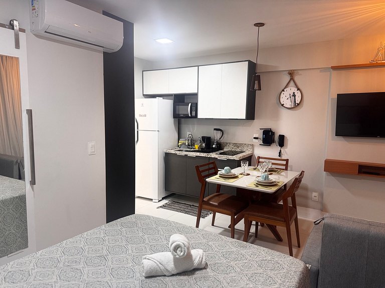 Lindo e Confortável Vista Mar Wi-Fi turbo e Netflix – Salvad