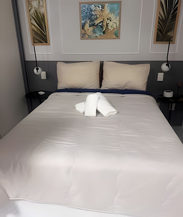 809 Studio Ideal Para Férias e Negócios Vista Mar.