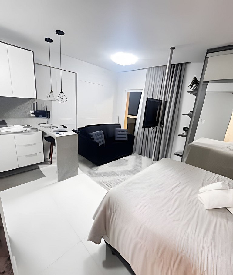 809 Studio Ideal Para Férias e Negócios Vista Mar.