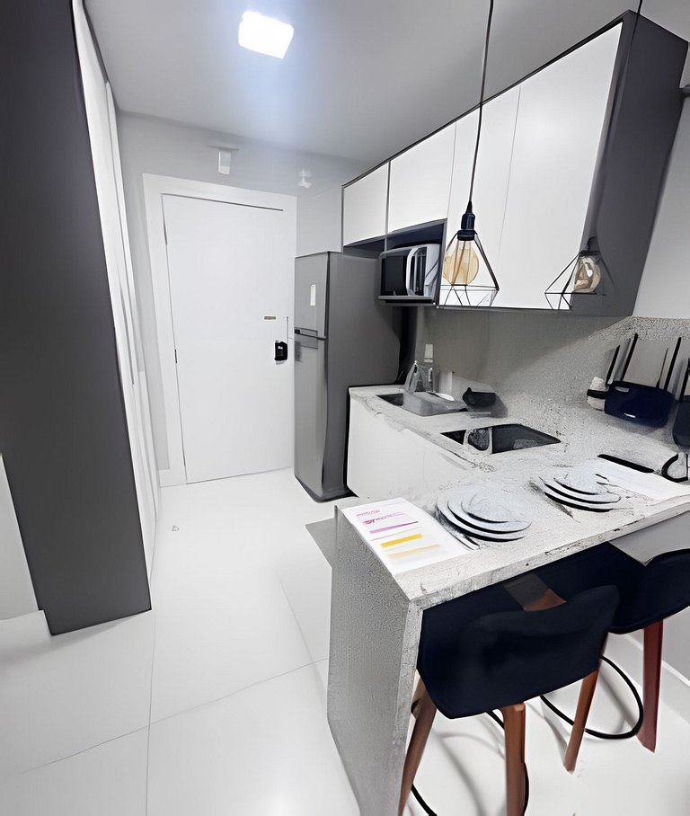 809 Studio Ideal Para Férias e Negócios Vista Mar.